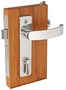 Lock for toilets and cabins external right, internal left - Artnr: 38.129.10 10